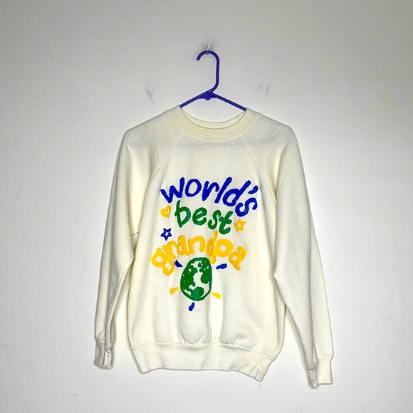 Vintage Worlds Best Grandpa Sweatshirt 